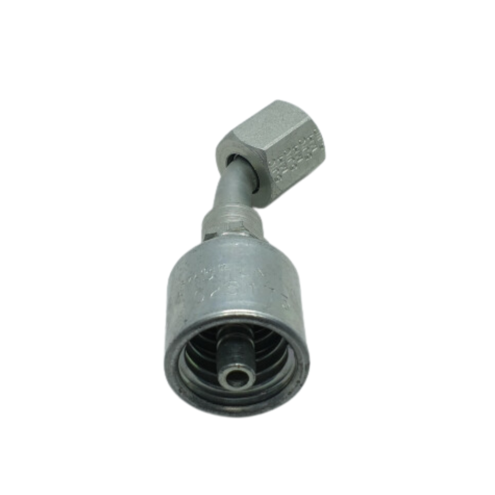 Hose Tail One Piece JIC Female 45° Swept - Hydraulic.Online