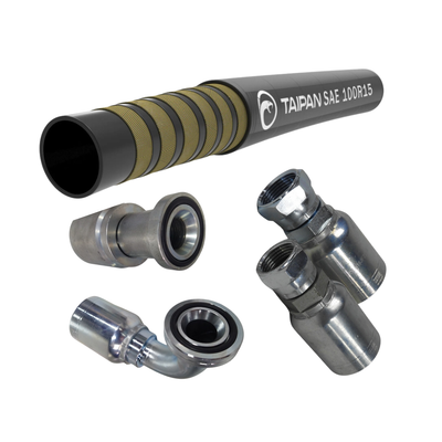 1&quot; Inch 6,000 psi R15 Hydraulic Hose Assemblies in BSP, CODE 62, JIC, or ORFS