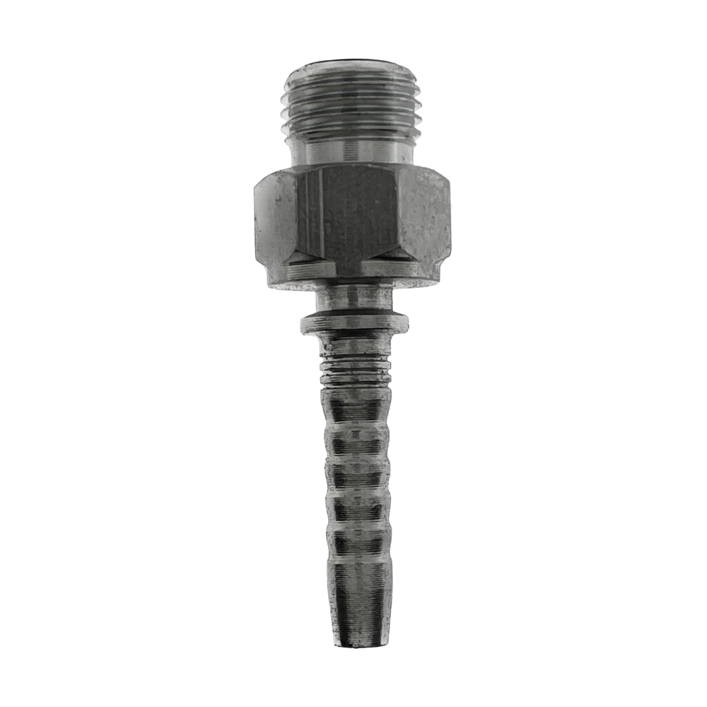 Hydraulic Hose Tail Barb ORFS Male Straight - 1-4 inch to 3-4 inch - Australian stock