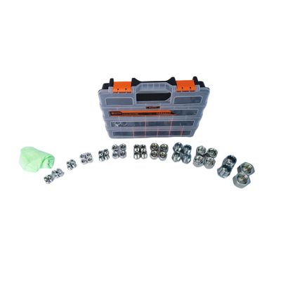 56 Piece Metric Light Cap &amp; Plug Kit Sizes 12-36 mm cw Case