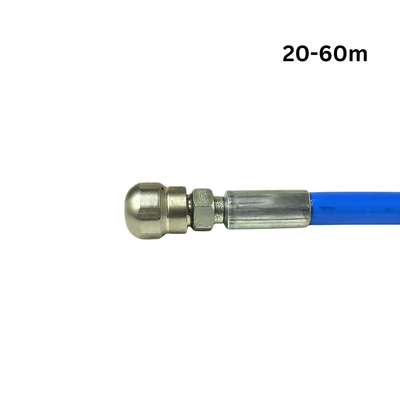20 to 60 M length Drain Cleaning Jetting Hose 1/4&quot; 5,000 psi With 3 &amp; 1 Nozzle