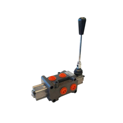 HYDRAULIC 6 PORT DIVERTER SELECTOR VALVE BSPP MANUAL LEVER