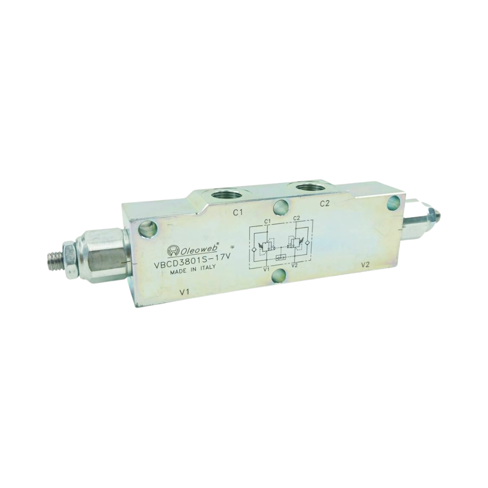 Dual Counter Balance Valve 3-4inch BSPP ports 120 lm 60 - 350 bar