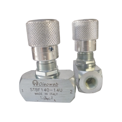 Hydraulic Oil Flow Control. Throttle Valve BSPP Ports 400 Bar