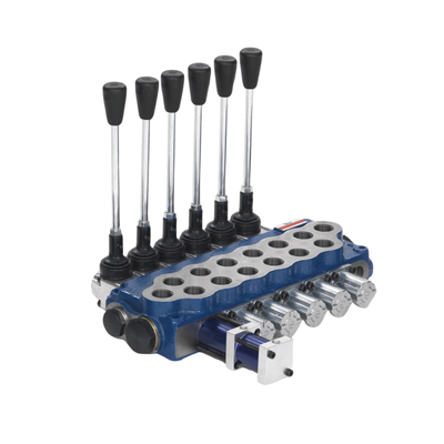 Hydraulic Flow Control Valve 6-Spool 80 LtMin