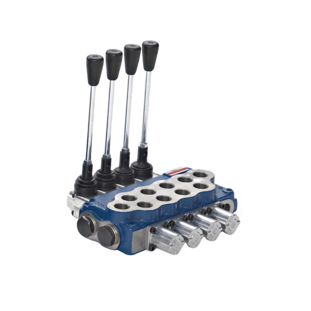 Hydraulic Flow Control Valve 3-4inch BSP Ports 5-Spool 80 LtMin TILT TRAY