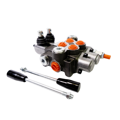 Hydraulic mono block valve &#39;FLOAT&#39; Function 2 Spool Valve 80 Lt/Min