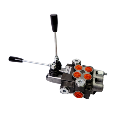 Hydraulic mono block valve with 2 Spools 40 Lt/Min 250 bar optional &#39;FLOAT&#39; Function