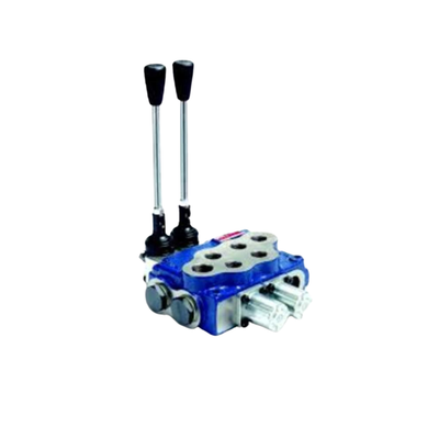 Hydraulic Flow Control &#39;FLOAT&#39; Function 2 Spool (Cylinder or Cylinder with Float options) Valve 3-8inch BSP Ports 315 Bar 4750PSI 45 LtMin