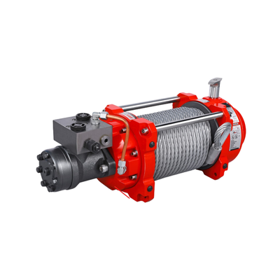 Compact Hydraulic Winch Tilt Tray Tow Trucks Rated Line Pull 15,000 lbs 6,800KG 26Mt cable.