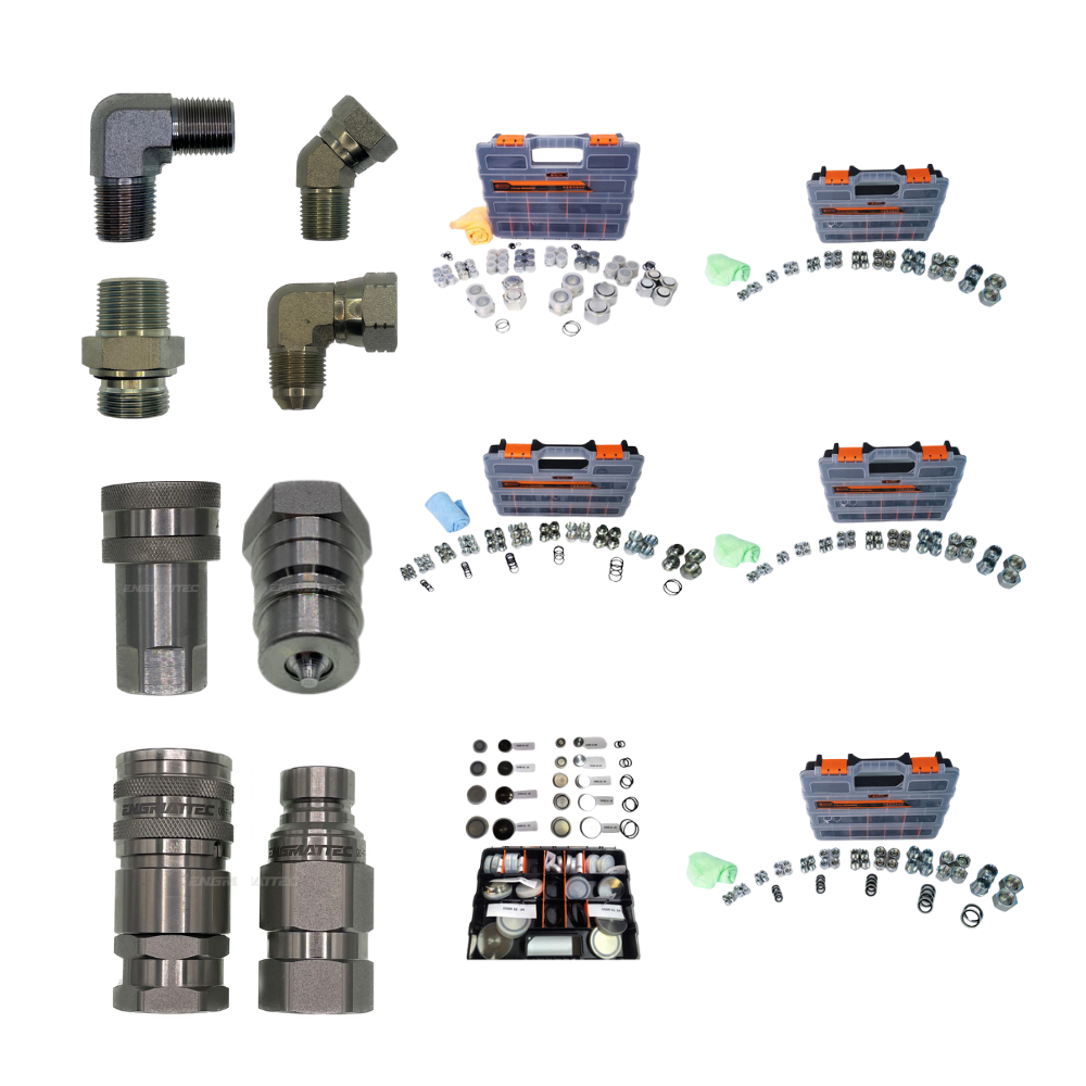 Hydraulic Adaptor Maxi Kit - ORFS, BSP, JIC, METRIC, F61 &amp; F62