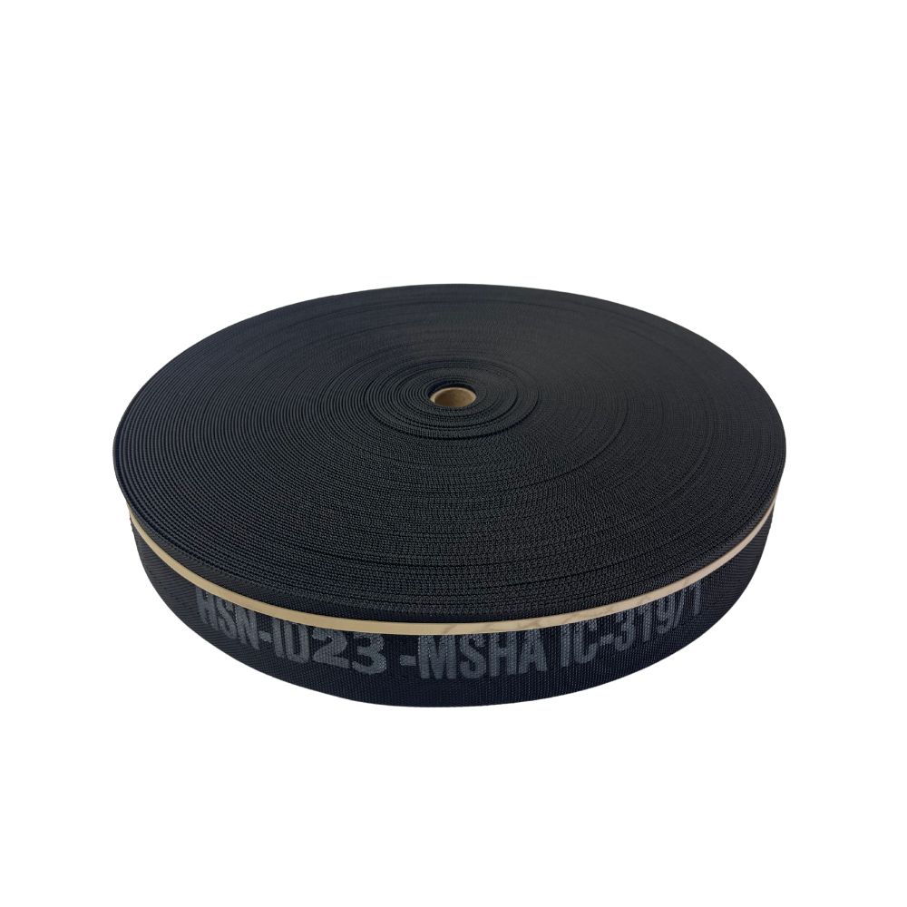 Hydraulic hose burst protection sleeve, sizes 18mm to 110mm, flame-resistant and MSHA-approved for safety.