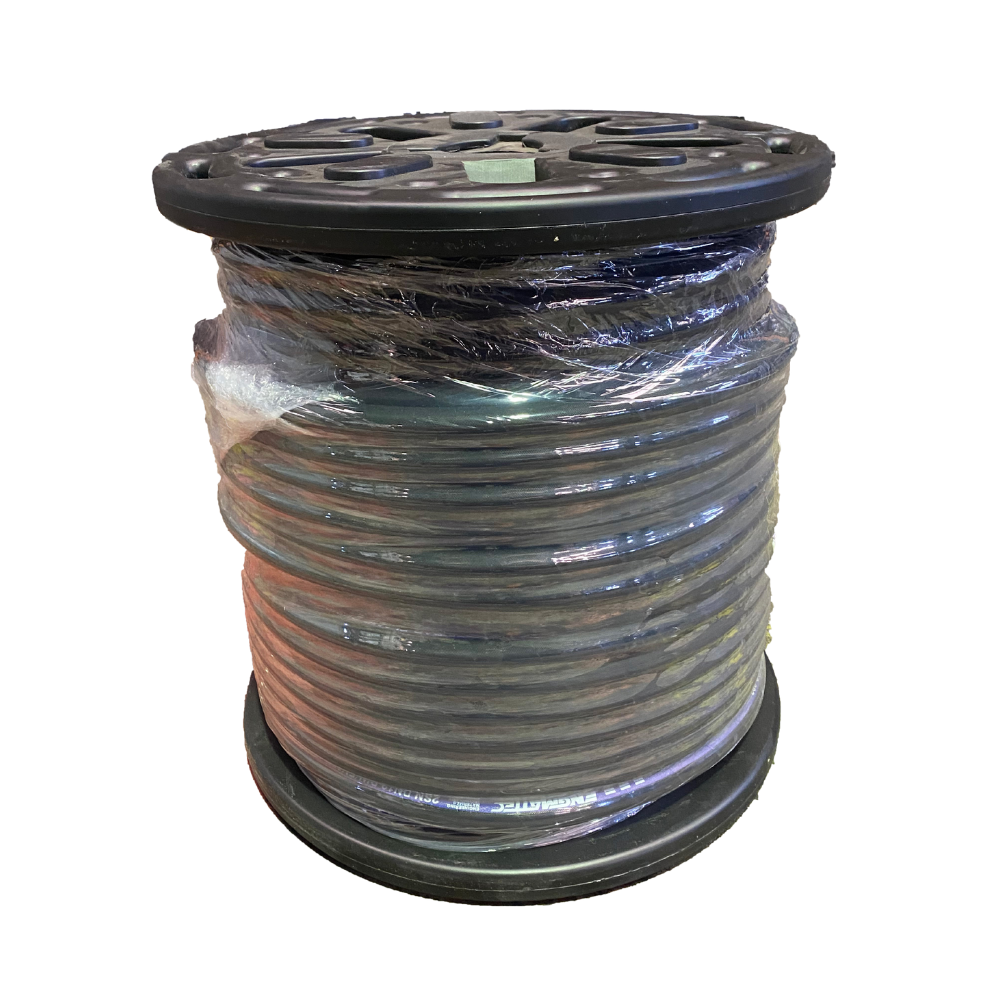 100m Reel ENGMATTEC Two Wire Hydraulic Hose Sizes 1/4&quot;, 3/8&quot; 1/2&quot; or 3/4&quot;, Size: (04) 1/4&quot;