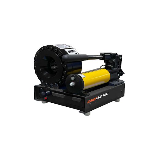 ENGMATTEC Enerpac Hand Operated Portable Hydraulic Hose Press / Crimper 10-45 mm Swaging Range.