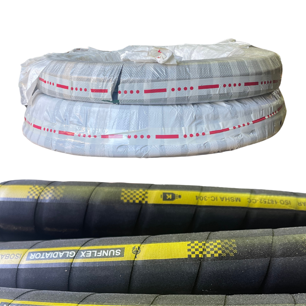4,000psi Multi Spiral Hydraulic Hose R12 3/8&quot; to 1&quot; - Whole Coil