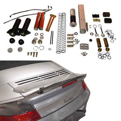 Porsche 996 / 997 Turbo Rear Spoiler Wing Hydraulic Lift Cylinders and Pump Overhaul.