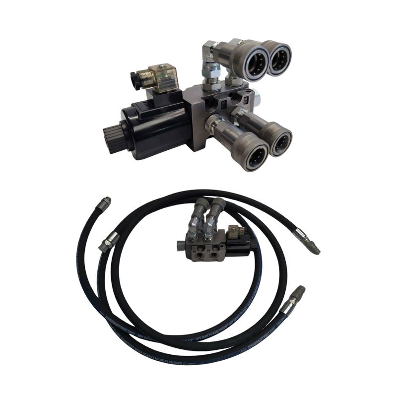 Tractor 6 Port Diverter Valve 12-24VDC adds an extra hydraulic Function Tractor 6 Port Diverter Valve 12-24VDC adds an extra hydraulic Function