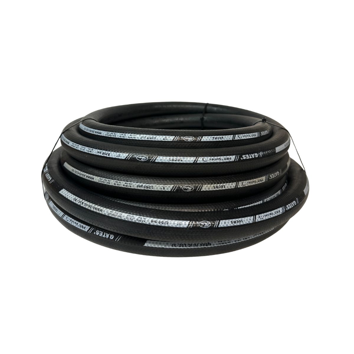 GATES PRO Series CR1 16CR1 1 inch hydraulic hose with MSHA flame certification