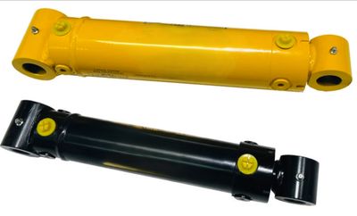 2.5 inch bore Bushed End Cylinders available in Yellow and Black