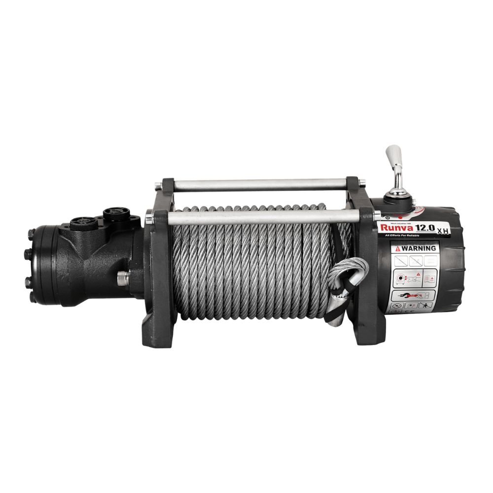 Smaller Truck/Ute Hydraulic Winch Tilt Trays Tow Trucks 12,000 Lbs 5,400KG 25.5 meter cable - Manual