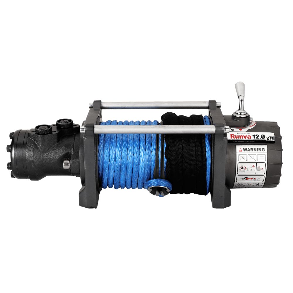 Smaller Truck/Ute Hydraulic Winch Tilt Trays Tow Trucks 12,000 Lbs 5,400KG 25m Synthetic Rope - Manual