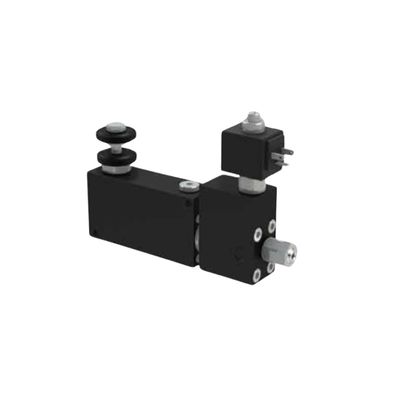 3 way flow control valve - pressure compensated, relief valve and electric