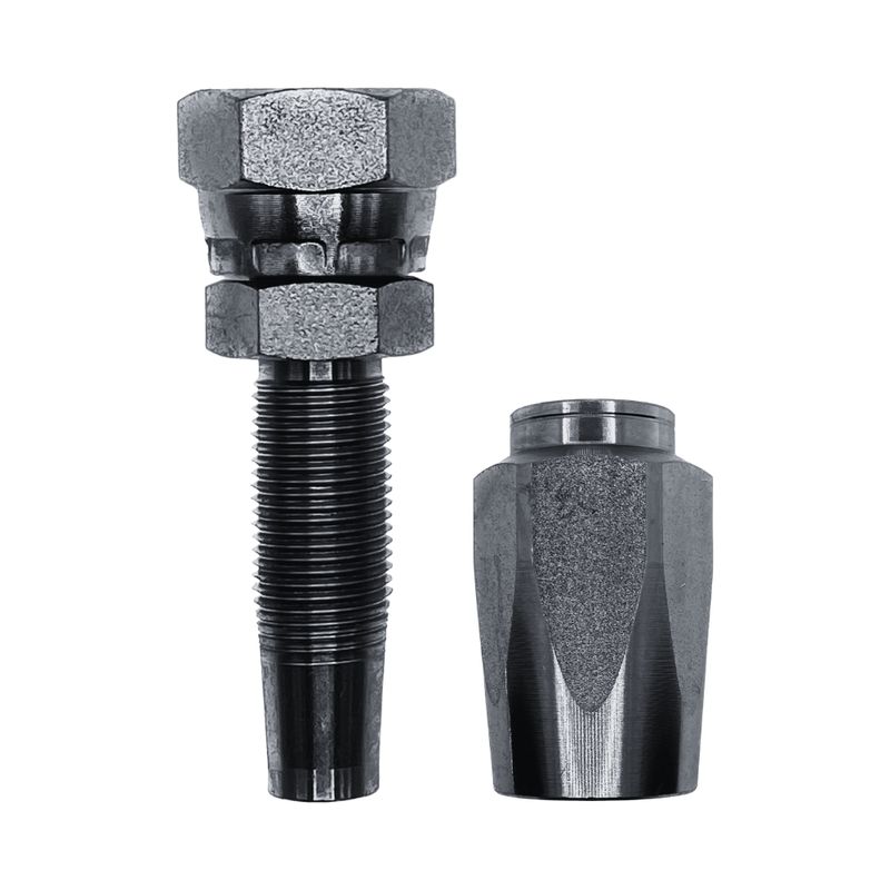 Hose Tail Reusable BSP Swivel Female Straight - With One Wire Ferrule
