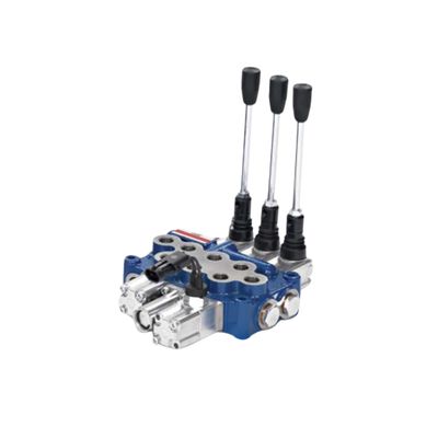 Hydraulic Flow Control Valve 3-8inch BSP Ports 315Bar 3 Spool 45 lpm