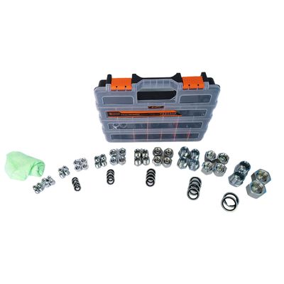 BSP Plug, Cap &amp; Dowty Washer Kit 48 pc in Strong Plastic Case Australia