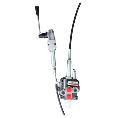 Single Spool Hydraulic Flow Control Valve with Remote cable operated Hand Control great for tipper trucks and excavators