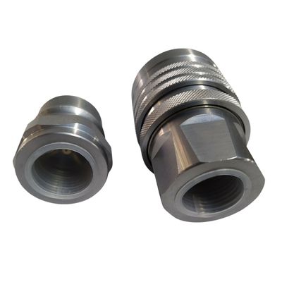 TEMA 1" Hydraulic Quick Connect Coupling DECOMPRESSION Male and Female Coupler