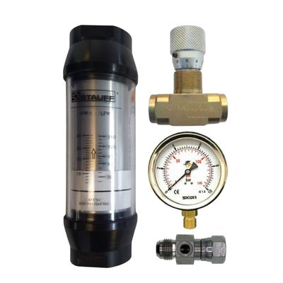 Hydraulic in line flow meter 15-150 Lpm 250 Bar