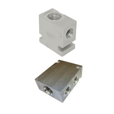 Hydraulic Cartridge Valve Manifold with Two Ports, pressure rated to 210 bar (3,000 psi) Aluminium Alloy