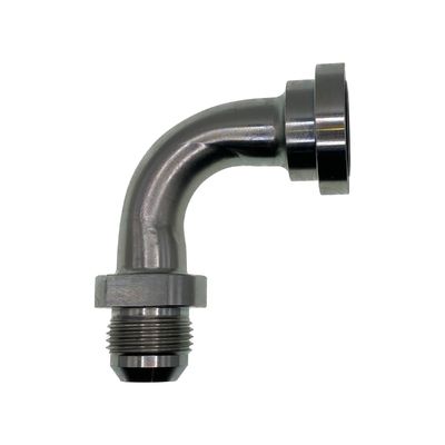 JIC Male to SAE Flange Code 61 &amp; 62 90° Elbow Adaptor - High pressure Hydraulics Australian Stock