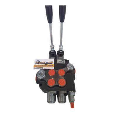 Directional Flow Control Valve BSP Ports 2 Spool 80 Lpm Monoblock EUROPEAN MADE