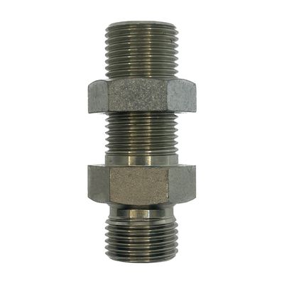 BSP Bulkhead Male x BSP Parallel Male Straight BSP Bulkhead Male x BSP Parallel Male Straight - Australian Nationwide Shipping - Hydraulic.Online