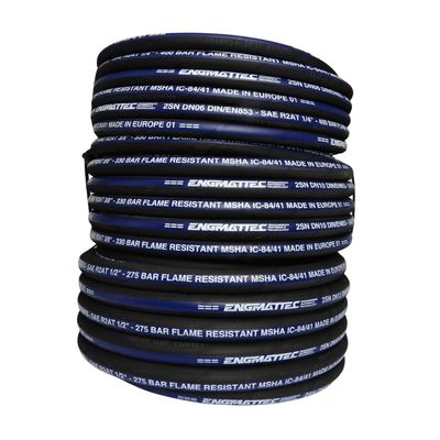 50m reel of R2 Hydraulic Hose 2 wire 1-4,1-2,3-8,3-4 inch high pressure hose bulk
