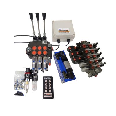 Remote Control 3 Or 5 Spool Monoblock Valve 80lpm Tilt Trucks, Ready For Fitting European made Best value package!