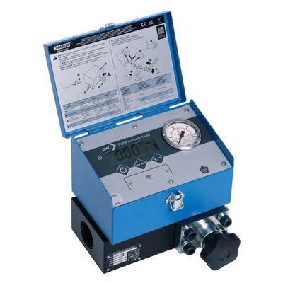 DHT 400 Lt per Minute Hydraulic Digital Inline Flow Tester pressure rated to 7000 psi 480 bar
