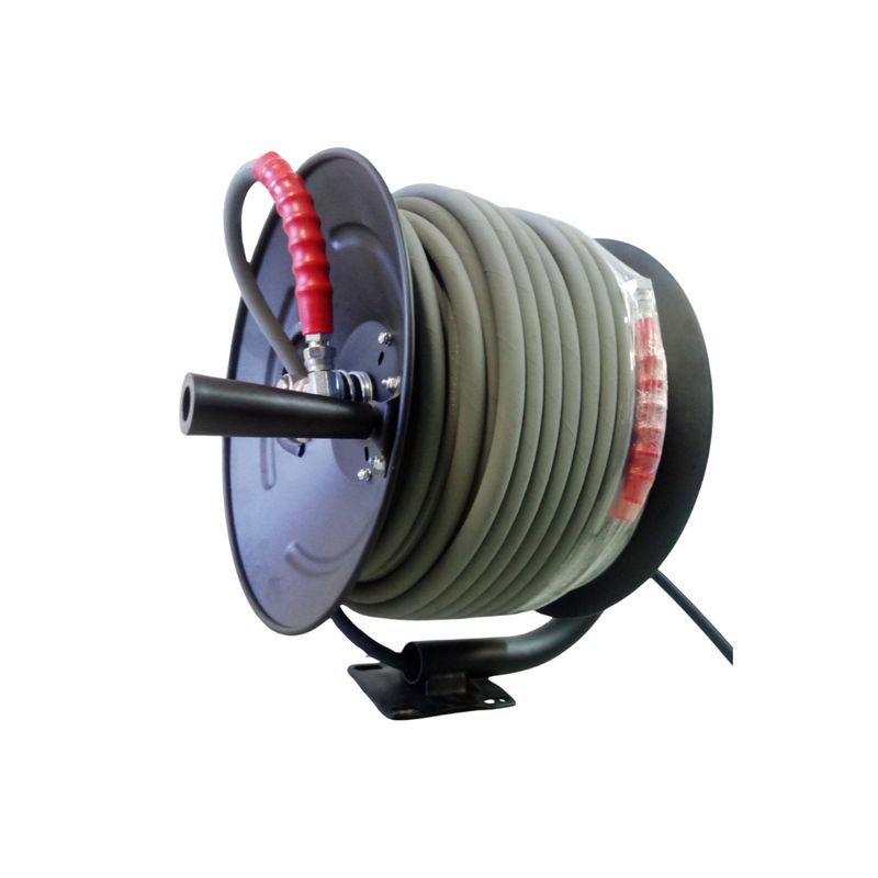 Pressure Wash Hose 3/8 Pressure Wash Hose 38 30 M 6000 PSI & Reel Non Marking
