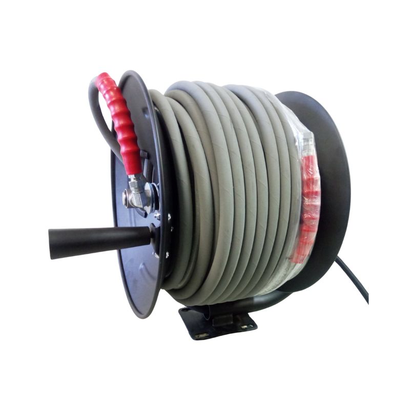 Hose Reel Pressure Washing Complete with 60 MTs 6000 PSI Hose Hose Reel Pressure Washing Complete with 60 MTs 6000 PSI Hose