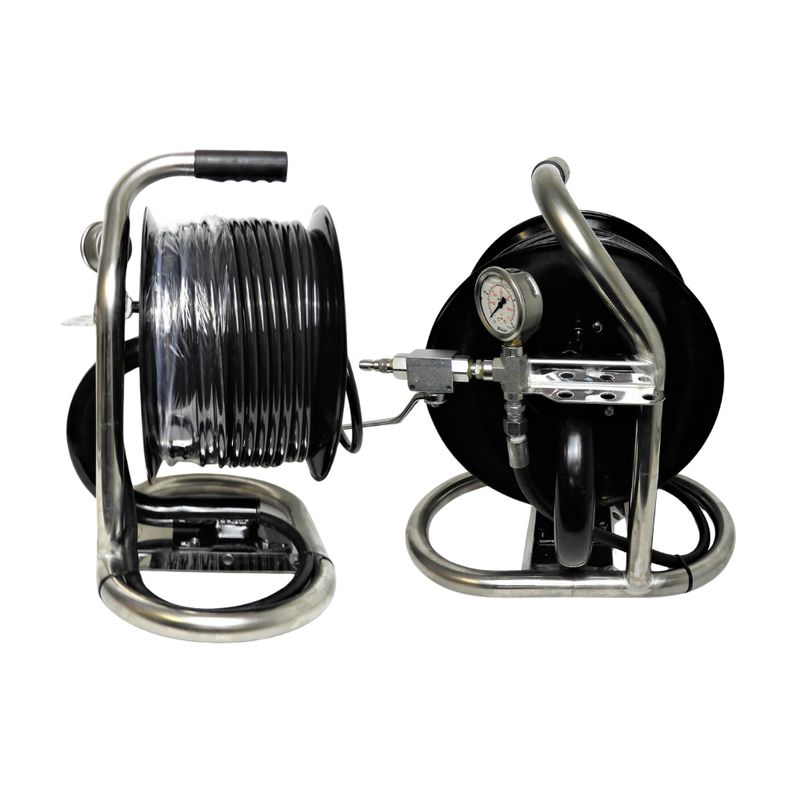 Plumbers Mate Drain Clean Hose and Reel 60m of 5,000 psi Hose. Length/Size Options PLUMBERS MATE DRAIN CLEAN HOSE & REEL. ITALIAN HOSE 5000 PSI LENGTHSIZE OPTIONS