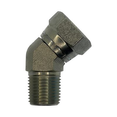 BSP Swivel Female x BSP Tapered Male 45° Compact - Australian Nationwide Shipping - Hydraulic.Online