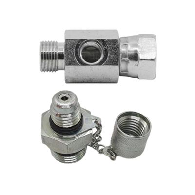 Pressure Testing Tee BSPP M x F with TEST 20 Port Adaptor - Australian Nationwide Shipping - Hydraulic.Online