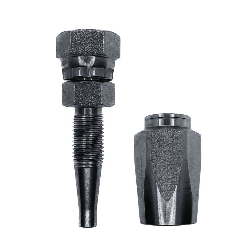 Hose Tail Reusable ORFS Female Straight - With One Wire Ferrule