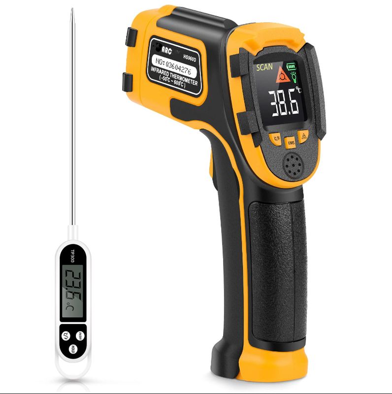 -50 to +600 Celcius Digital Infrared No Contact Thermometer