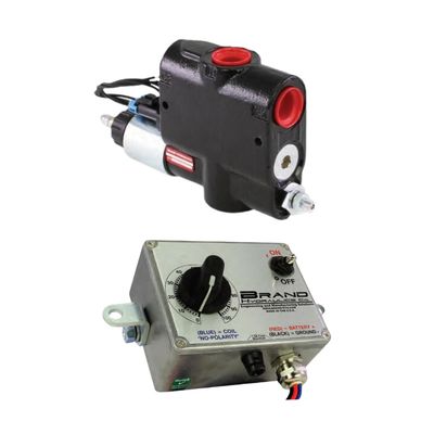 Electric Proportional Flow Control Valve with Potentiometer