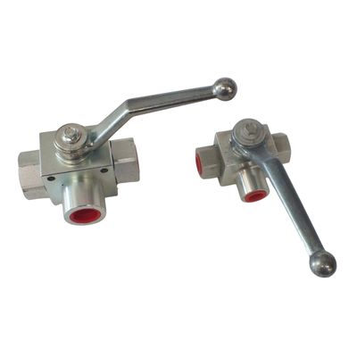 3 WAY VALVE HYDRAULIC L PORT 350Bar/5250PSI BSPP Made in Italy 3/4",1",1-1/4" - Australian Nationwide Shipping - Hydraulic.Online