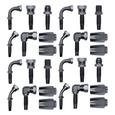 Reusable Hydraulic Hose Fitting Suit 3-4 or 1 inch inch hose BSP &amp; JIC