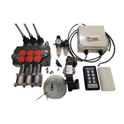 Remote Control 3 Spool Monoblock Valve 80lpm Tilt Trucks , Ready For Fitting
